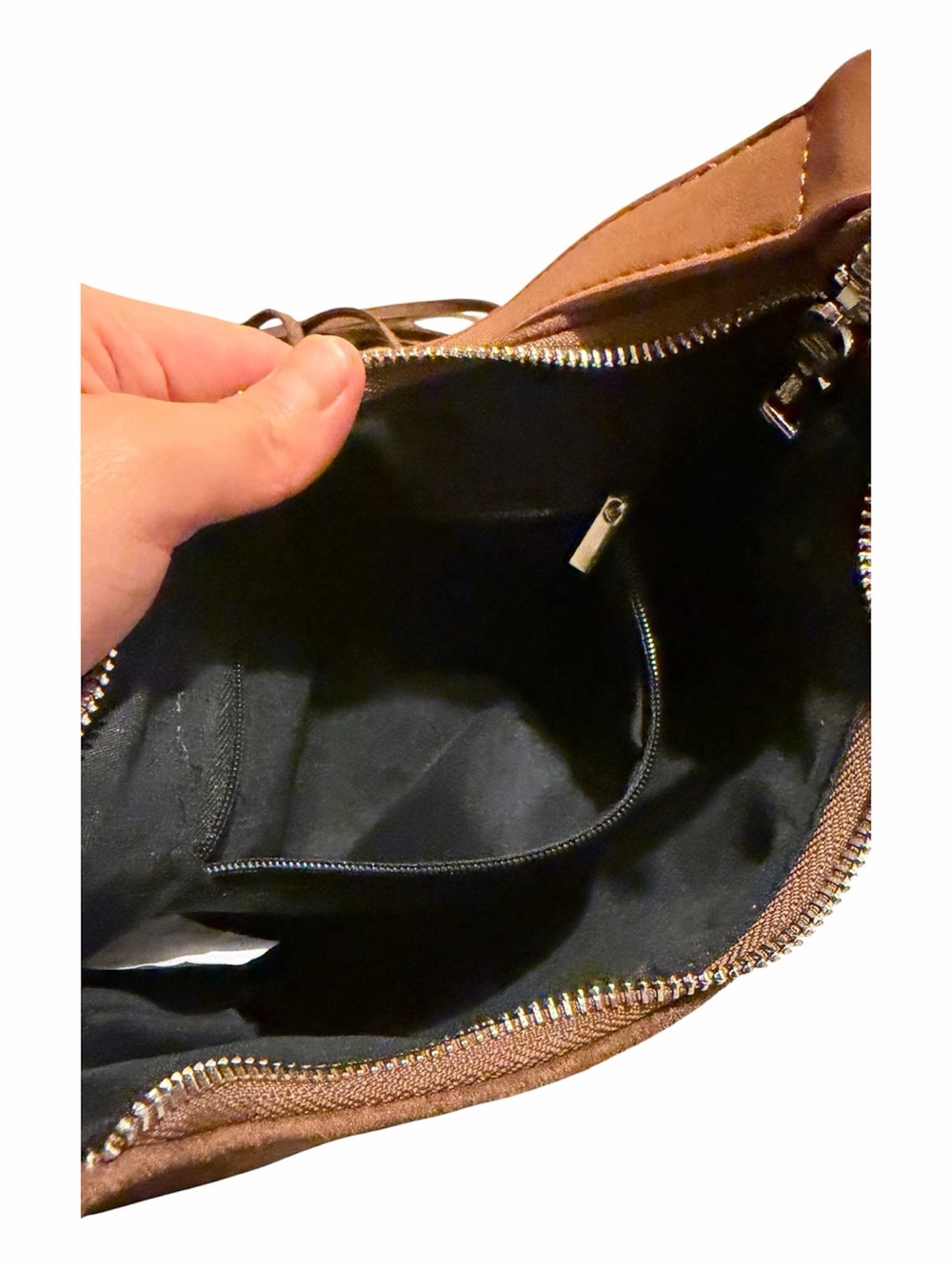Fringe Crossbody Bag in Brown - Women Bags - Picture 4 of 4
